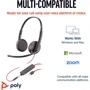 Навушники Poly BlackWire C3225 USB-C HS Stereo Black фото 4