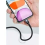 Кабель Usams USB Cable to Lightning Aluminum Alloy Braided 1m Black (US-SJ448): Тип USB Cable - Lightning