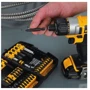 Шуруповерт акумуляторний DeWalt DCF610S2: Кількість швидкостей роботи 1