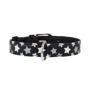 Нашийник Collar Glamour з візерунком Зірочка світиться 30-39 см 20 мм чорний (4823089301242)