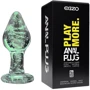 Світиться анальний плаг зі скла EGZO (EAP-R)