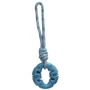 Игрушка AnimAll GrizZzly 9758 кольцо с канатом для собак 33х10х4 см PS8026 голубое (141309) фото 2
