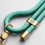 Ремешок для смартфона ArmorStandart Rope Gold Arctic with Clear holder (ARM67202): Цвет бирюзовый
