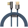 Кабель Baseus USB Cable to USB-C Legend Elbow 66W 1m Blue (CACS000403)