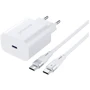 Зарядное устройство Proove Wall Charger USB-C Rapid 30W White with USB-C Cable (WCRP30012202)