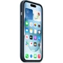 Чохол для iPhone Apple iPhone 15 FineWoven Case with MagSafe - Pacific Blue (MT3G3ZM/A): Колір синий