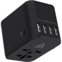 Зарядное устройство Adonit USB Wall Charger Universal Travel 30W Black (PD-4A1C): Кабель в комплекте отсутствует