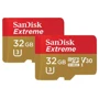 Карта пам'яті SanDisk 32GB microSDHC Class 10 UHS-I U3 V30 A1 Extreme 2 Pack + adapter (SDSQXAF-032G-GN6AT): Тип карти MicroSDHC