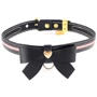 Нашийник з повідцем LOCKINK Sevanda Love Heart Butterfly Leather Collar Set - Black