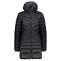 Куртка CMP Woman Coat Zip Hood 39Z0506-U901 42 (34) черная зимняя с капюшоном