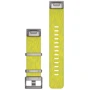 Ремешок Garmin MARQ QuickFit 22m Jacquard Weave Nylon Strap Yel/Green (010-12738-23): Цвет зеленый