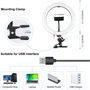 Кольцевая USB LED лампа Puluz PKT3126B 10.2" с зажимом (PKT3126B) фото 2
