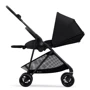 Прогулянкова коляска Cybex Melio Carbon Deep Black: Матеріал коліс полиуретан