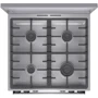 Плита комбинированная Gorenje GKS6C71XF: Тип варочной поверхности газовая