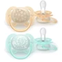 Пустушка Philips Avent Ultra Soft, 0-6 міс. нейтральний дизайн, 2 шт (SCF091/41)