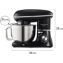 Миксер Mozano Rob 01 1400W Black: Материал чаши Нержавеющая сталь