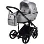 Коляска 2 в 1 Adamex Amelia ECO SM-13 серебро (перламутр) (624853)