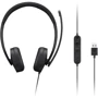 Навушники Lenovo USB-A Wired Stereo Gen 2 Black (4XD1P83425): Тип конструкції накладные