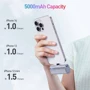 Внешний аккумулятор iWalk Power Bank 5000mAh Linkpod X Silver (LPX001-011A-ES): Емкость батареи, мАч 5000