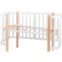 Детская кроватка Babyroom Луна 120x60 см белый - светлый (натуральный) (625643)