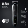 Машинка для стрижки (триммер) Braun MGK5345: Минимальная длина стрижки, мм 0.5