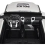 Дитячий поліцейський електромобіль Bambi Racer Toyota, чорно-білий (JJ2255EBLR-2-1): Матеріал коліс EVA