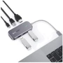 Адаптер BlitzWolf Adapter USB-C to USB-C + 3xUSB + HDMI + RJ45 Grey (BW-TH10): Додаткові роз'єми Ethernet, HDMI, USB OTG, USB-C