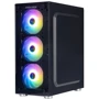Корпус Prologix E103 Tempered Glass Black: Типоразмер Midi-Tower