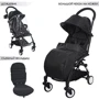 Візок Bambi Yoga M 3548-2-2 Чорний горох: Можливість встановлення люльки немає