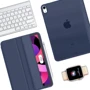 Аксессуар для iPad BeCover Case Book Tri Fold Hard Deep Blue for iPad Air 2020/iPad Air 2022 (711128): Особенности трансформируется в подставку, Удобно держать в руке, Стильный дизайн, Надежная защита от царапин и загрязнений