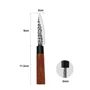 Нож овощной Fissman Ittosai 9 см (2578): Особенности Нескользящее покрытие рукоятки, Эргономичность
