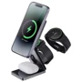 Зарядний пристрій Proove Wireless Charger Titan Volt 3 in 1 15W Gray (WSTV15000003) for iPhone 16 I 15 I 14 I 13 I 12 series, Apple Watch and Apple AirPods: Тип беспроводное