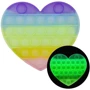 Іграшка-антистрес Pop-It Sibelly Серце Glow in Dark (SB-PPIT-HRT-GD)
