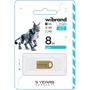 USB-флешка Wibrand 8Gb Lynx USB 2.0 Gold (WI2.0/LY8M2G): Стандарт USB USB 2.0