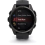 Смарт-часы Garmin Fenix 8 AMOLED 43mm Sapphire Carbon Grey DLC with Black/Pebble Grey Silicone Band (010-02903-21): Материал ремешка Силикон