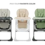 Стульчик для кормления Kinderkraft Tummie Green (KHTUMM00GRE0000): Материал металл