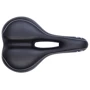 Седло Green Cycle GSD-121 Relaxed Unisex, стальные рейлы, черное: Анатомическая выемка Есть