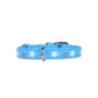 Нашийник Collar Glamour з візерунком Зірочка світиться 19-25 см 12 мм блакитний (4823089301013)