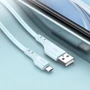 Кабель Hoco USB Cable to MicroUSB X97 Crystal 2.4A 1m Light Blue фото 3