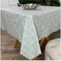 Скатерть Прованс Simfoni Lace on green 136х136 см (4823093428157)