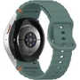BeCover Strap Ribbed Tape Dark Green for Samsung Galaxy Watch (20mm) 4 40mm-44mm/5 40-44mm/6 40-44mm/7 40-44mm (712041) фото 5