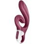 Вибратор-кролик Satisfyer Love Me Red, гибкий, отросток с тройным кончиком