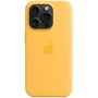 Чохол для iPhone Apple Silicone Case з MagSafe Sunshine (MWNK3) для iPhone 15 Pro: Тип чохла накладка на заднюю часть