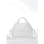 Жіноча спортивна сумка Sambag Vogue біла (90123008): Фактура Матовая, Гладкая