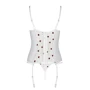 Эротический комплект Passion LOVELIA CORSET white L/XL