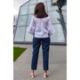 Блуза FLFashion Каприз-1 ФБК 3101 46 белая с длинным рукавом: Сезон Демисезон