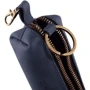 Мужская ключница DNK Leather синяя (DNK-Keys-S-bochkaH-col.K): Формат кошелька Горизонтальный