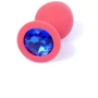 Анальная пробка с кристаллом Boss Series Exclusivity Jewellery Silicon Plug S