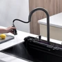 Кухонная мойка Lefton Adjustable Waterfall Faucet Kitchen Sink with Digital Temperature Display & LED Lighting-KS2207 фото 11
