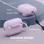 Чехол для наушников Elago Silicone Hang Case Lavender (EAPP2SC-HANG-LV) for Apple AirPods Pro 2 фото 4